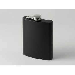 Фляжка 240 мл Remarque soft touch, 304 сталь, черный