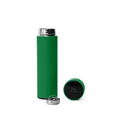 Термос FAMILY MARK LED, soft touch (Зелёный)