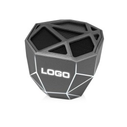 Портативная колонка «Geo», мокрый асфальт + белая подсветка