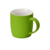 Кружка с покрытием soft-touch "Dalgona", зеленое яблоко