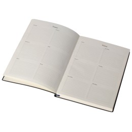 Бизнес блокнот "Supreme" с вставкой из софт-тача, гибкая обложка, 128 листов, синий