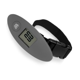 Багажные весы с покрытием soft touch «Gravity», серый