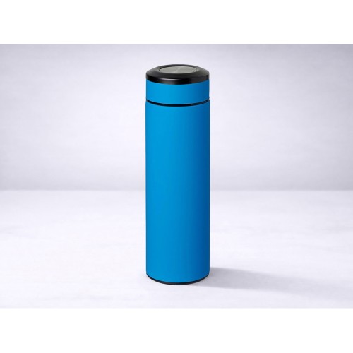 Термос «Confident» с покрытием soft-touch 420мл, голубой