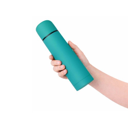 Термос «Ямал Soft Touch», 500мл, бирюзовый