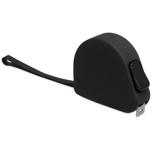 Рулетка 3м "Meter", софт-тач, черный