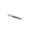 Шариковая ручка Parker "Jotter Victoria Violet Chrome CT", стержень:M, цвет чернил: blue в подарочной блистерной упаковке