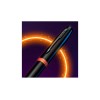 Ручка-роллер Parker IM Vibrant Rings Flame Orange, стержень:Fblk, в подарочной упаковке.