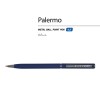 Ручка "Palermo" шариковая  автоматическая, темно-синий металлический корпус, 0,7 мм, синяя