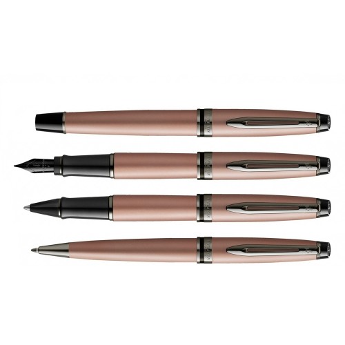 Шариковая ручка Waterman Expert Rose Gold, цвет чернил Mblue,  в подарочной упаковке