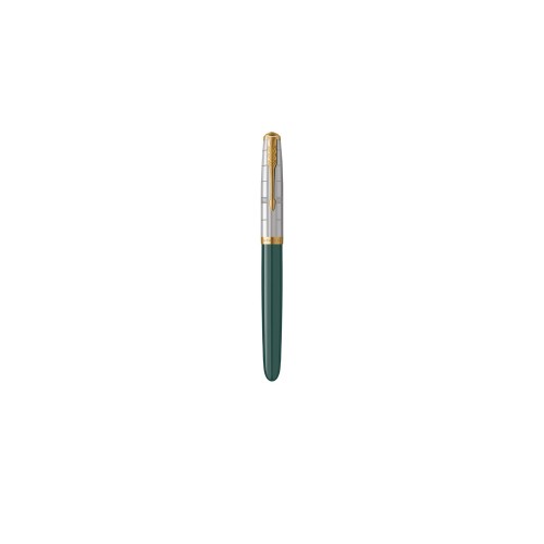 Перьевая ручка Parker 51 Premium Forest Green GT, перо: F чернила: Black,Blue, в подарочной упаковке