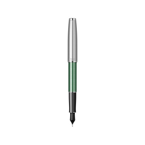 Перьевая ручка Parker Sonnet Essentials Green SB Steel CT, перо: F, цвет чернил: black, в подарочной упаковке.