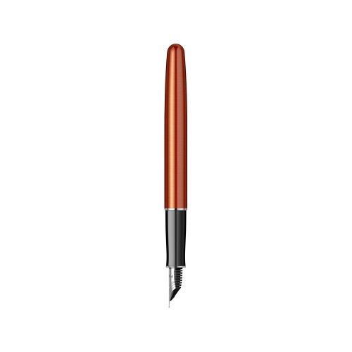 Перьевая ручка Parker Sonnet Essentials Orange SB Steel CT, перо: F, цвет чернил black, в подарочной упаковке.