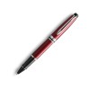 Ручка-роллер Waterman Expert Dark Red Lacquer CT Black, стержень: Fblk