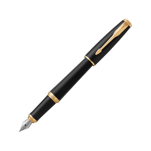 Ручка перьевая «Parker Urban Core Muted Black GT», ченый/золотистый