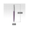 Шариковая ручка Parker "Jotter Victoria Violet Chrome CT", стержень:M, цвет чернил: blue в подарочной блистерной упаковке