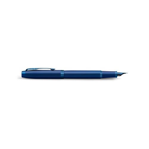 Перьевая ручка Parker IM Monochrome Blue, перо:F, цвет чернил: blue, в подарочной упаковке.