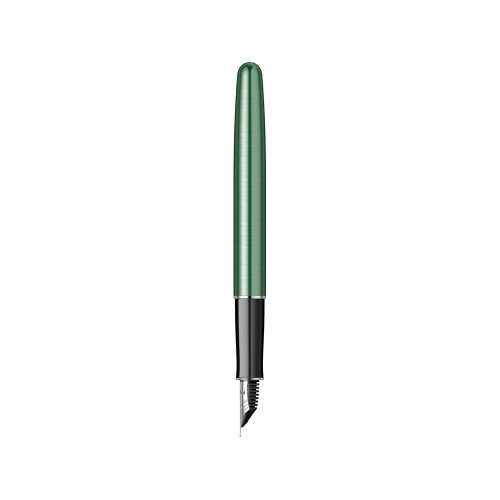Перьевая ручка Parker Sonnet Essentials Green SB Steel CT, перо: F, цвет чернил: black, в подарочной упаковке.
