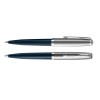 Шариковая ручка Parker 51 CORE MIDNIGHT BLUE CT, стержень: M, цвет чернил: black, в подарочной упаковке.