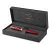 Ручка-роллер Parker Sonnet Red Intense GT, стержень: F, цвет чернил: black, в подарочной упаковке