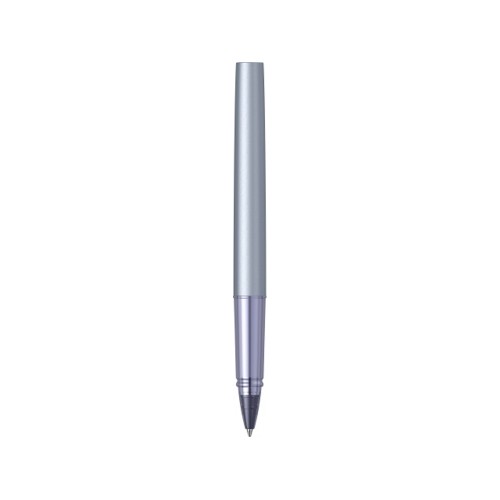 Ручка-роллер Parker Vector XL Silver Blue CT, цвет чернил black, стержень: F, в подарочной упаковке.