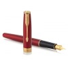 Перьевая ручка Parker Sonnet Red GT Intense, перо: F, цвет чернил: black, в подарочной упаковке