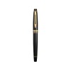 Ручка-роллер Waterman Expert 3, цвет: Black Laque GT, стержень: Fblk