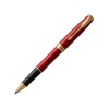 Ручка-роллер Parker Sonnet Red Intense GT, стержень: F, цвет чернил: black, в подарочной упаковке