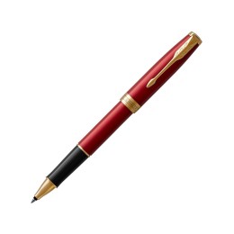 Ручка-роллер Parker Sonnet Red Intense GT, стержень: F, цвет чернил: black, в подарочной упаковке