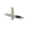 Ручка-роллер Parker (Паркер) Sonnet Core Stainless Steel GT, серебристый/золотистый