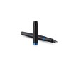 Перьевая ручка Parker IM Vibrant Rings Flame Blue, стержень:F, цвет чернил: blue, в подарочной упаковке.