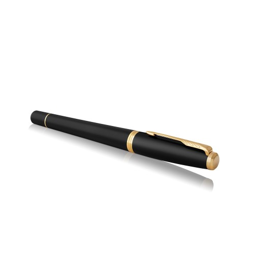Ручка перьевая «Parker Urban Core Muted Black GT», ченый/золотистый