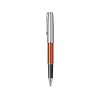 Ручка-роллер Parker Sonnet Essentials Orange SB Steel CT, цвет чернил black,перо: F, в подарочной упаковке.