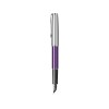 Перьевая ручка Parker Sonnet Essentials Violet SB Steel CT, перо: F, цвет чернил black, в подарочной упаковке.