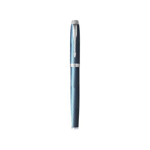 Перьевая ручка Parker IM Premium Blue Grey CT, перо: F, цвет чернил: blue, в подарочной упаковке.
