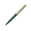 Шариковая ручка Parker 51 Premium Forest Green GT стержень: M, цвет чернил: black, в подарочной упаковке.