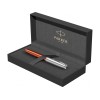 Перьевая ручка Parker Sonnet Essentials Orange SB Steel CT, перо: F, цвет чернил black, в подарочной упаковке.