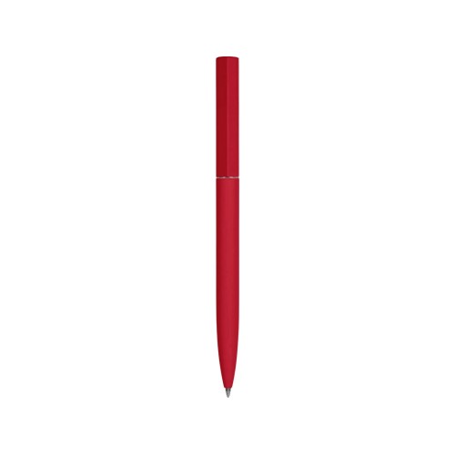 Шариковая металлическая ручка "Minimalist" софт-тач, красный