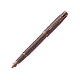 Перьевая ручка Parker IM Monochrome Brown, перо:F, цвет чернил: Black, в подарочной упаковке.