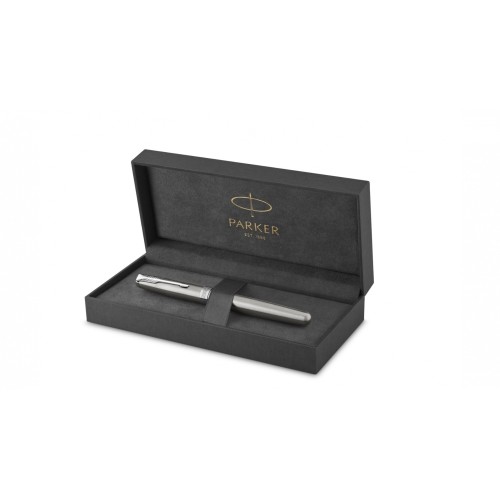 Перьевая ручка Parker Sonnet , Stainless Steel CT, перо: F, цвет чернил: black, в подарочной упаковке