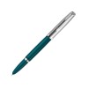 Перьевая ручка Parker 51 CORE TEAL BLUE CT, перо: F, цвет чернил: black, в подарочной упаковке.