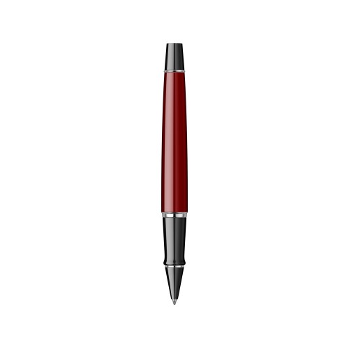 Ручка-роллер Waterman Expert Dark Red Lacquer CT Black, стержень: Fblk