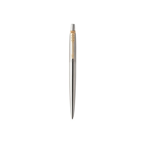 Шариковая ручка Parker Jotter Essential, St. Steel GT, стержень: Mblue