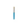 Перьевая ручка Parker 51 Premium Turquoise GT перо; M/F, чернила: Black,Blue, в подарочной упаковке.