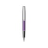 Ручка-роллер Parker Sonnet Essentials Violet SB Steel CT, цвет чернил black, перо: F, в подарочной упаковке.