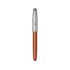 Ручка-роллер Parker Sonnet Essentials Orange SB Steel CT, цвет чернил black,перо: F, в подарочной упаковке.