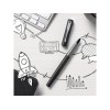 Ручка-роллер Parker Vector XL Black CT, стержень: F, цвет чернил:black, в подарочной упаковке