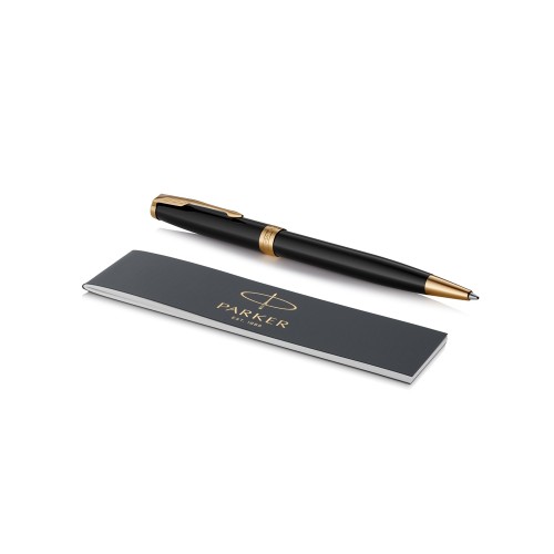 Ручка шариковая «Parker Sonnet Core Black Lacquer GT», черный/золотистый