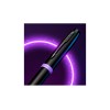 Ручка-роллер Parker IM Vibrant Rings Flame Amethyst Purple, стержень:Fblk, в подарочной упаковке.