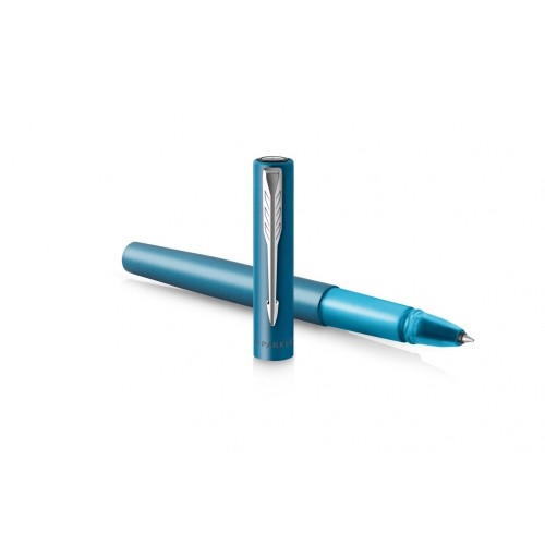 Ручка-роллер Parker Vector XL Teal CT, цвет чернил black, стержень: F, в подарочной упаковке.