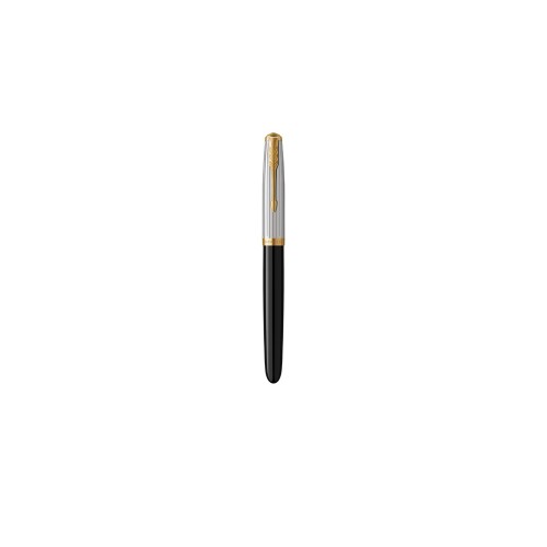 Перьевая ручка Parker 51 Premium Black GT, перо: M/F, чернила: Black,Blue, в подарочной упаковке